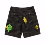 Chrome Hearts Camo Cross Cargo Shorts