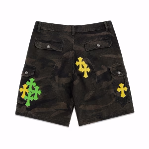 Chrome Hearts Camo Cross Cargo Shorts