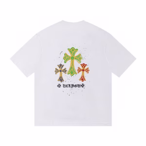 Chrome Hearts Triple Cross Graphic T-Shirt – White