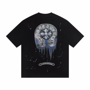 Chrome Hearts Horseshoe Drip Tee Black