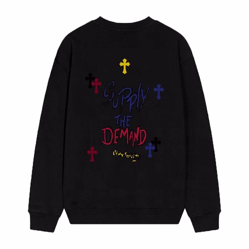 Supply The Demand Cross Graphic Sweatshirt – Black Supply The Demand Cross Graphic Sweatshirt – Black