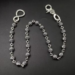 Chrome Hearts Floral Ball Wallet Chain