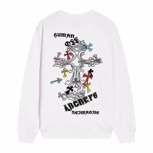 Chrome Hearts Heavenly Cross Ribbon Graffiti LS