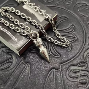 Chrome Hearts Dagger Pendant Link Necklace