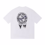 Chrome Hearts Cemetery Ring Cross Tee White