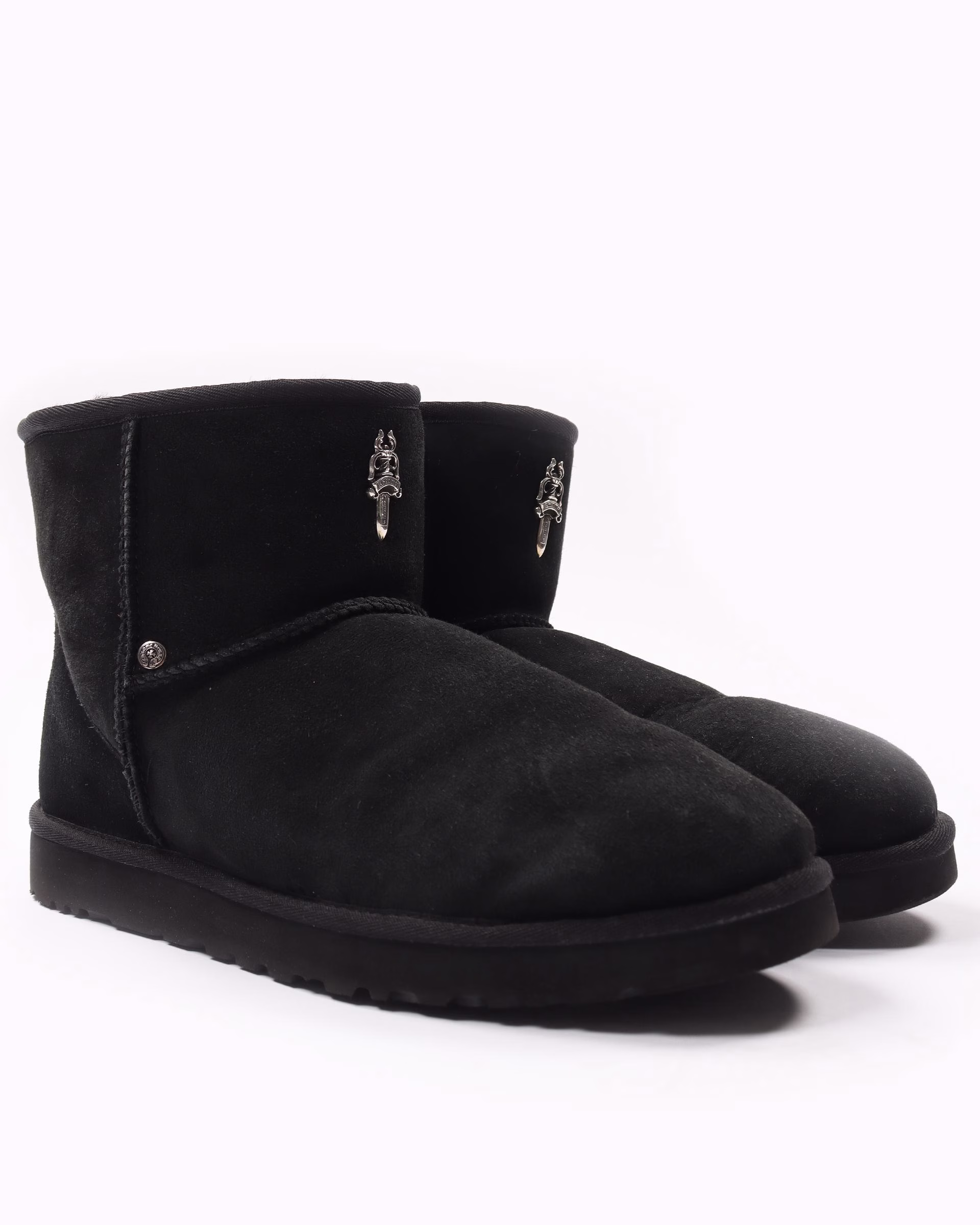 chrome-hearts-x-ugg-dagger-embellished-boots-black Chrome Hearts x UGG Dagger Embellished Boots Black