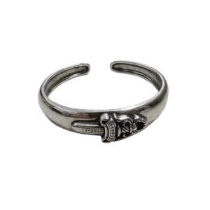 Chrome Hearts Dagger Clasp Open Cuff Bracelet