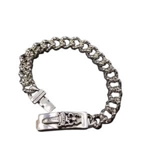 Chrome Hearts Dagger ID Chain Bracelet