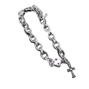 Chrome Hearts Dice & Cross Bracelet