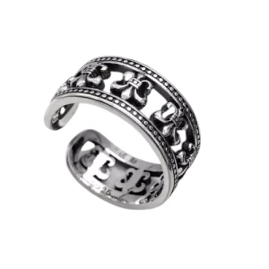 Chrome Hearts Fleur-de-Lis Wrap Ring