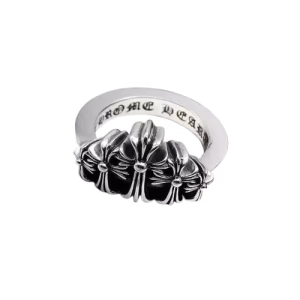 Chrome Hearts Four Cross Row Ring