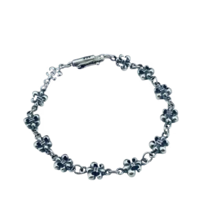 Chrome Hearts Floral Link Chain Bracelet