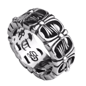 Chrome Hearts Multi Cross Band Ring
