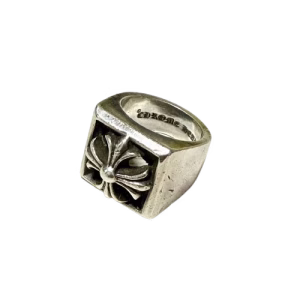Chrome Hearts Square Cross Signet Ring
