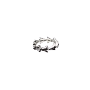 Chrome Hearts Thorn Cross Ring