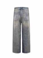 Chrome Hearts Multi Cross Patch Blue Jeans
