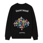 Chrome Hearts Multi Cross Graphic Long Sleeve Black