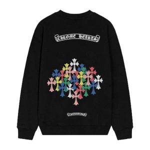 Chrome Hearts Multi Cross Graphic Long Sleeve Black