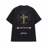 Chrome Hearts Black Cemetery Cross Logo T-Shirt