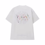 Chrome Hearts White Paint Drip Cross T-Shirt