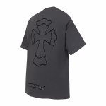 Chrome Hearts Charcoal Gothic Cross T-Shirt