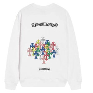Chrome Hearts Multi Cross Graphic Long Sleeve White