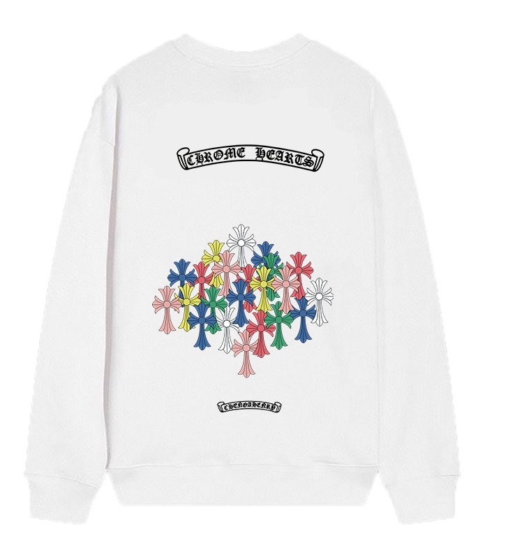 5b49886c Chrome Hearts Multi Cross Graphic Long Sleeve White