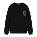 Chrome Hearts Dripping Cross Long Sleeve Black
