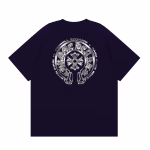 Chrome Hearts Silver Emblem T-Shirt Navy