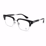 Chrome Hearts Clubmaster Black Silver Glasses