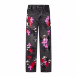 Chrome Hearts Cross Patch Skull Jeans