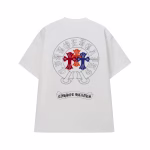 Chrome Hearts White Triple Cross Logo T-Shirt