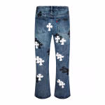 Chrome Hearts Cross Patch Blue Flare Jeans