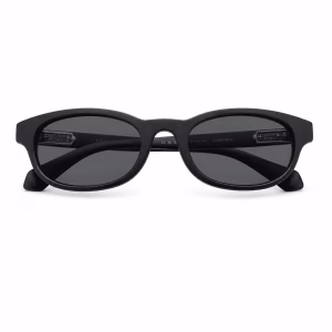 Chrome Hearts Lowrider Matte Black Oval Glasses