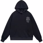 Chrome Hearts Dripping Cross Black Hoodie