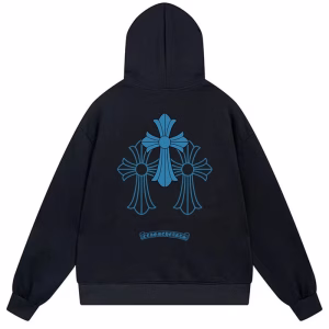 Chrome Hearts Triple Cross Hoodie Black