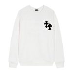 Chrome Hearts Horseshoe Logo Long Sleeve Shirt White