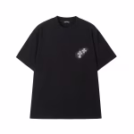 Chrome Hearts Horseshoe Spray Paint Graphic T Shirt