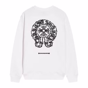Chrome Hearts Horseshoe Long Sleeve White