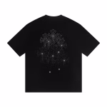 Chrome Hearts Tonal Crystal Cross Black T-Shirt