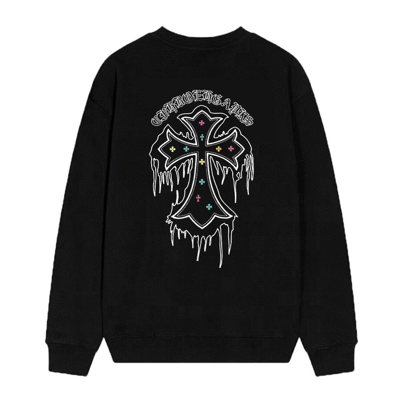 bff392be Chrome Hearts Dripping Cross Long Sleeve Black