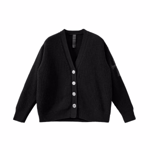 Chrome Hearts Cashmere Waffle Cross Patch Cardigan