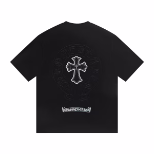 Chrome Hearts Embroidered Horseshoe Cross T-Shirt