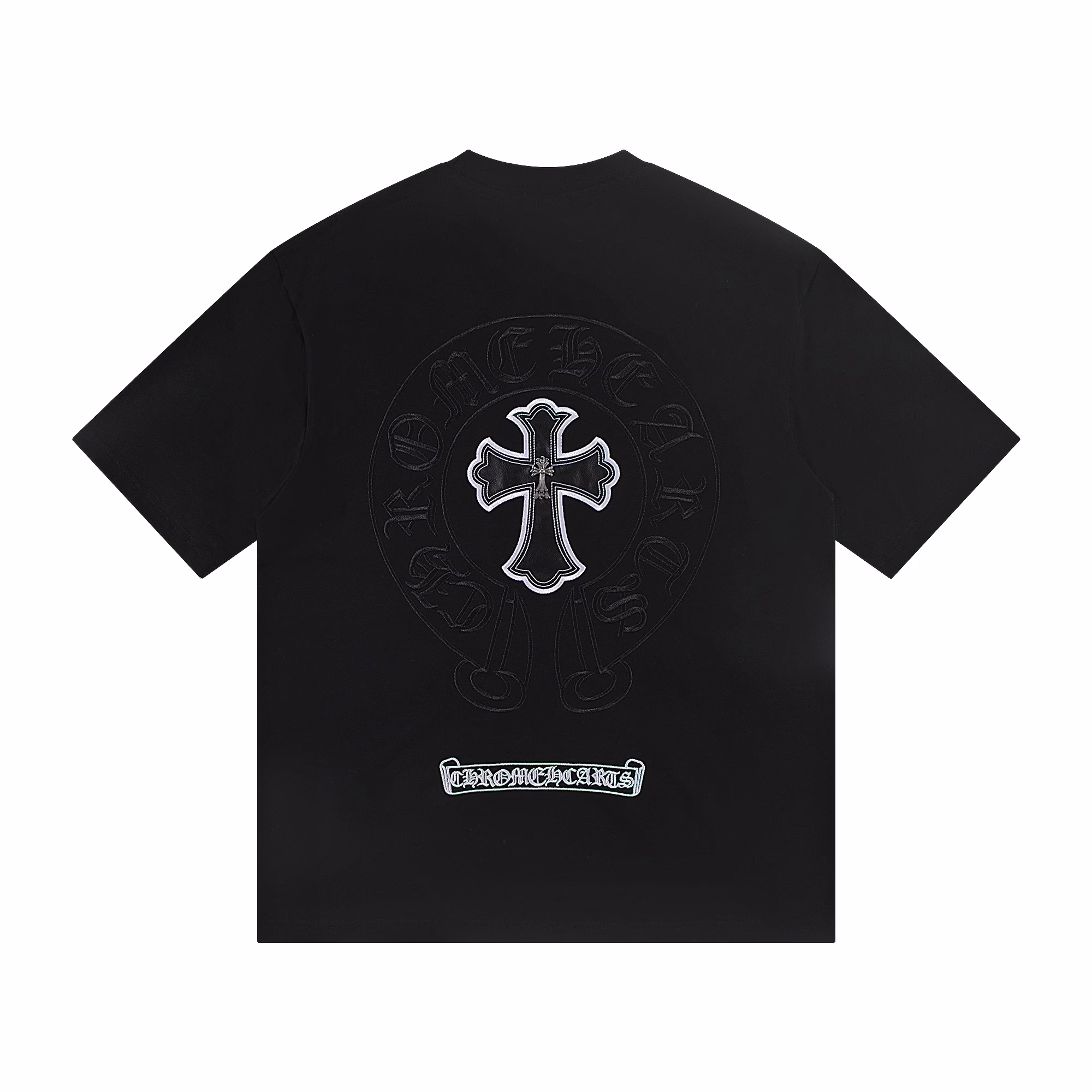 d9daad0a Chrome Hearts Embroidered Horseshoe Cross T-Shirt