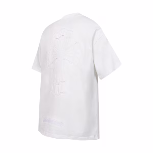 Chrome Hearts White Gothic Cross T-Shirt