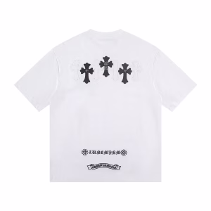 Chrome Hearts Triple Cross Patch White T-Shirt