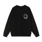 Chrome Hearts Horseshoe Graphic Black Sweatshirt