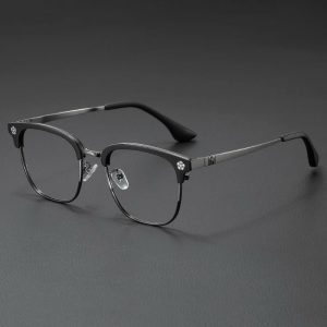 Chrome Hearts VAGILICTORIAN Eyeglasses Black/Silver