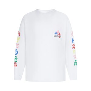 Chrome Hearts White Multicolor Cross Pocket Long Sleeve
