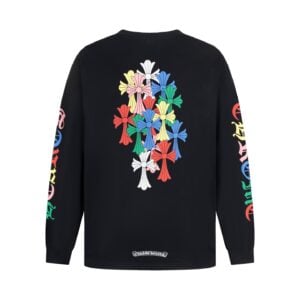 Chrome Hearts Black Multicolor Cross Pocket Long Sleeve